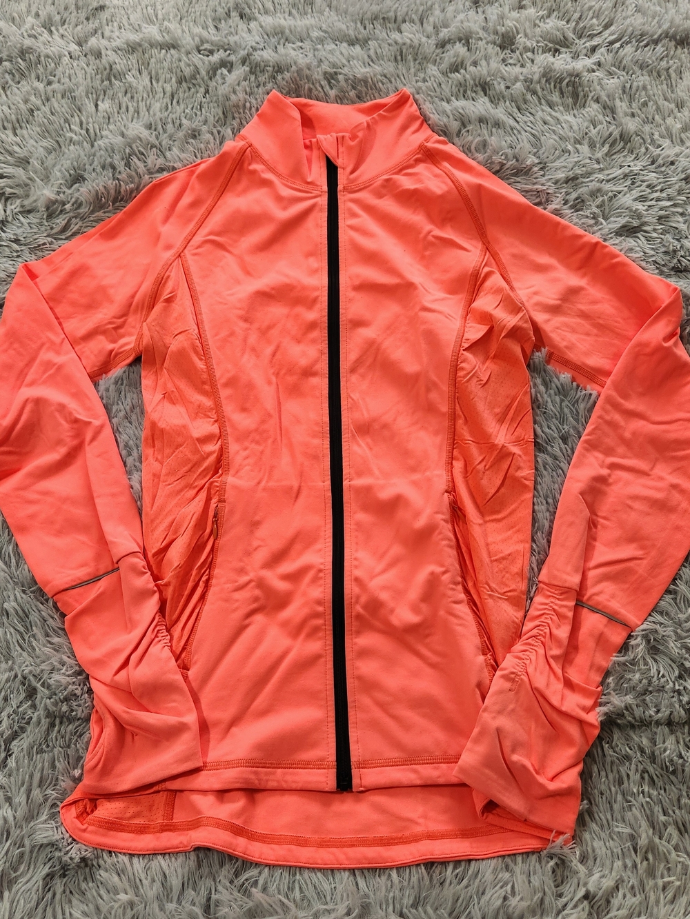 Victoria Sport Orange Full Zip Mesh Inset Jacket